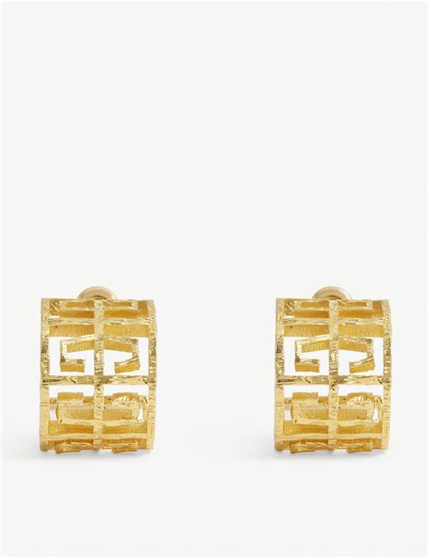 givenchy stud earrings yellow gold|givenchy necklace and earring set.